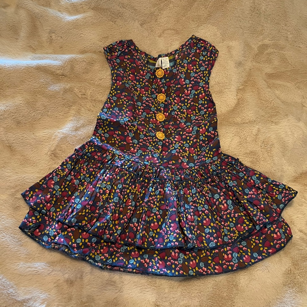 Matilda Jane Purple and Blue Ruffled Tiered Sundress